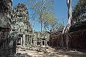 Ta Prohm temple - the south-west courtyard within the third and second enclosure